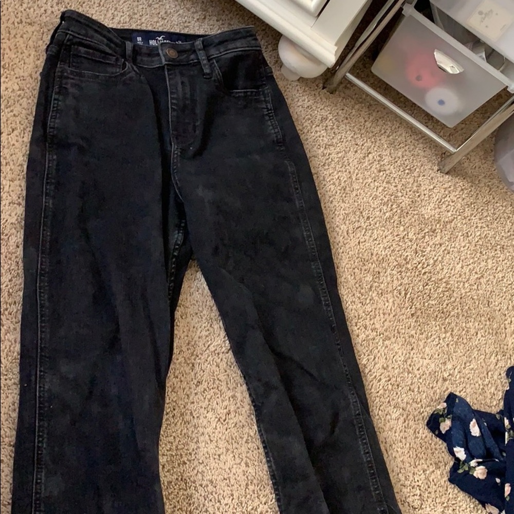 Hollister black high waisted jeans